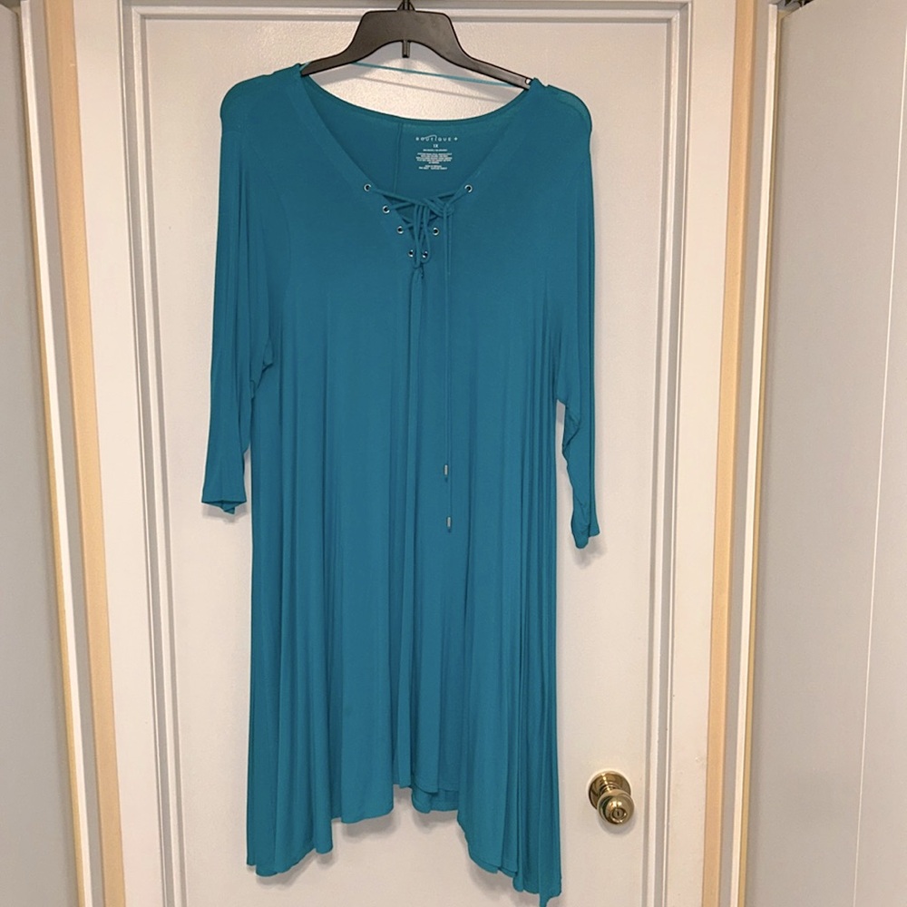 A cute fun throw on flare dress